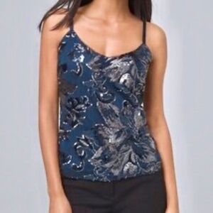 White House Black Market Sequin Camisole
